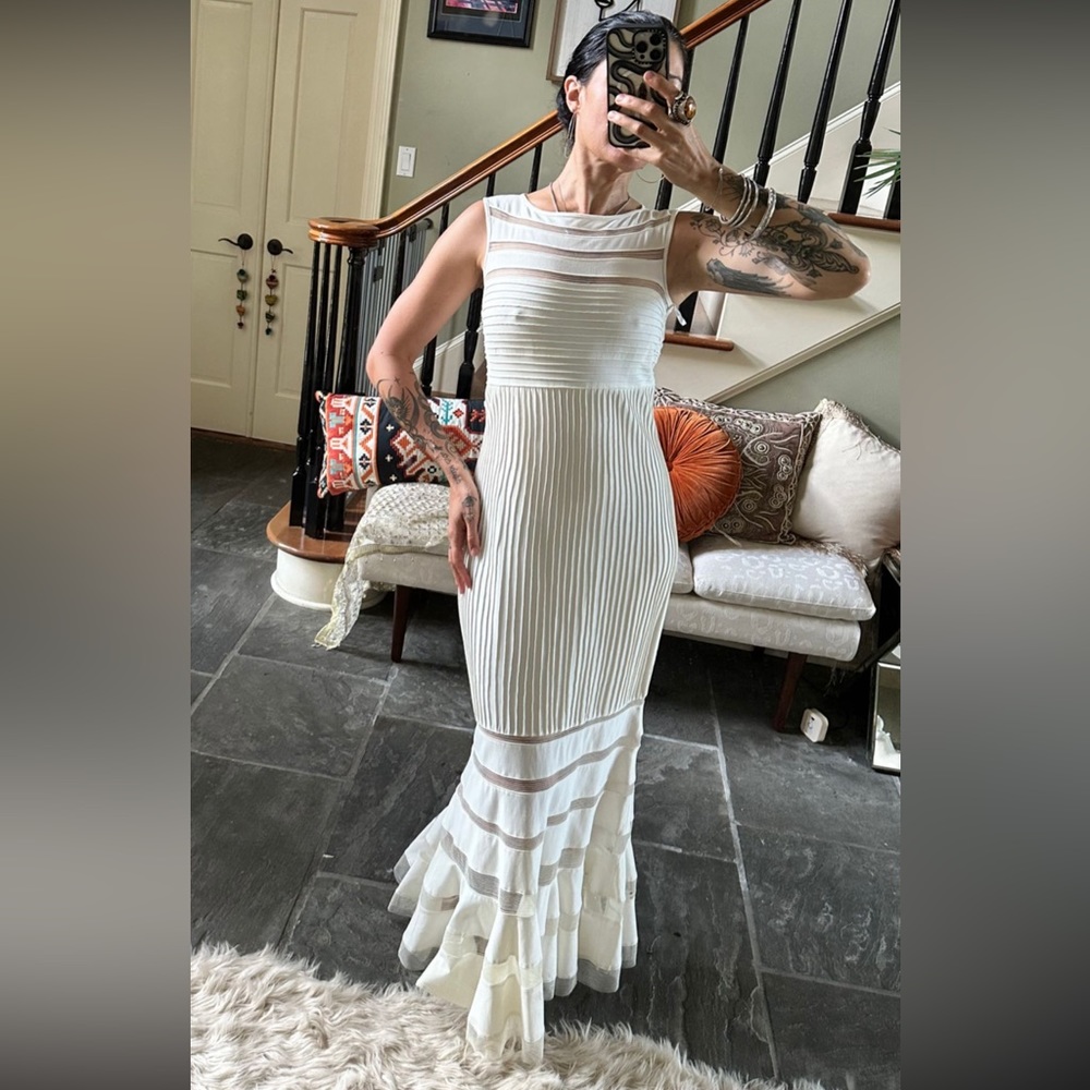 TADASHI WHITE DRESS